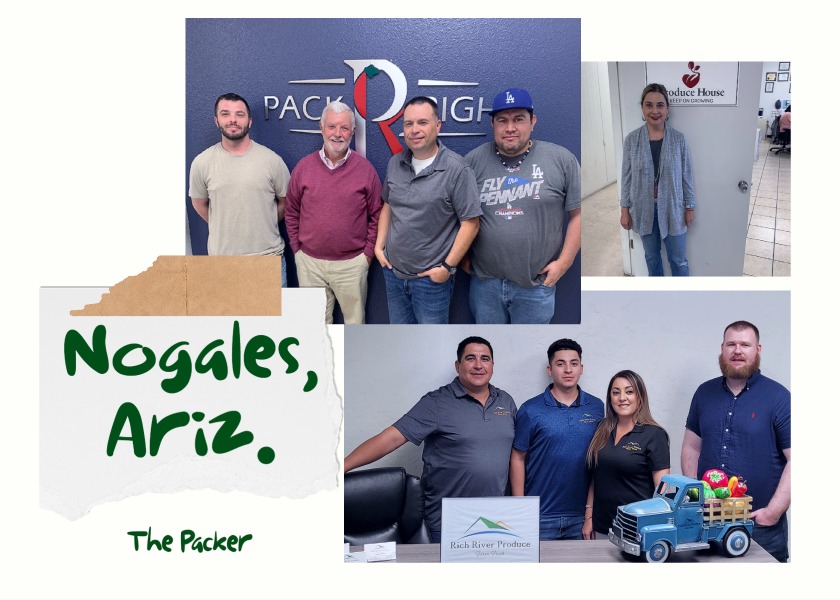 On the scene in Nogales, Ariz., with Pack Right, Rich River Produce